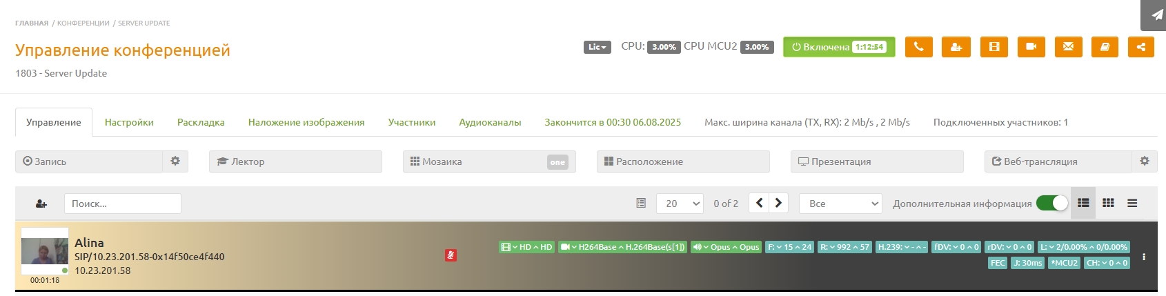 Участник, запраш.слово с выключ.микрофоном