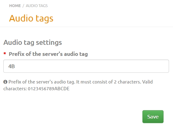 Audio tags 2