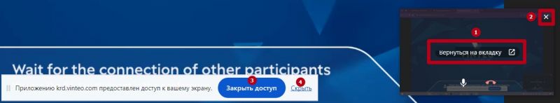 Демонстрация экрана PiP