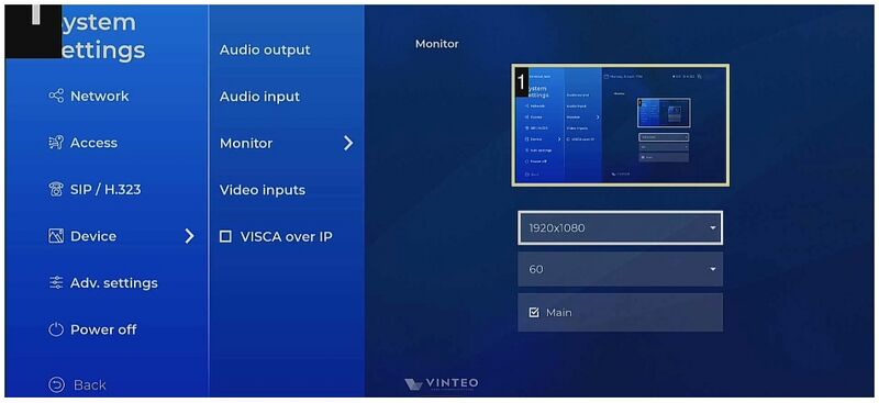 System settings 6